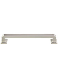 Menlo Park Cabinet Pull - 6 inch Center-to-Center in Polished Nickel.